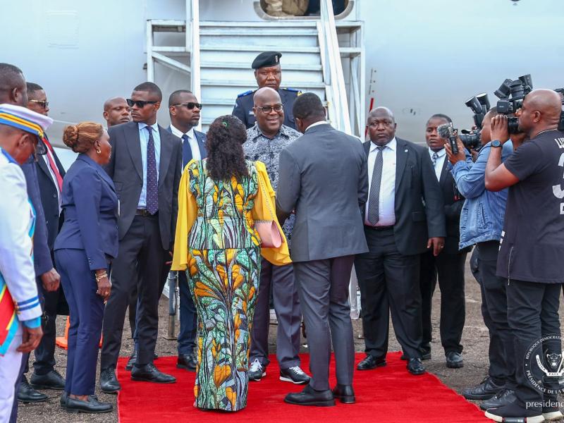 Félix Tshisekedi à Kalemie