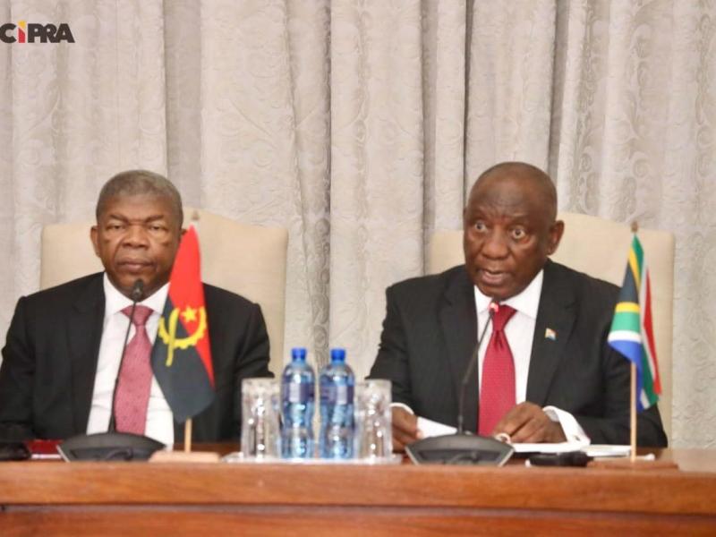 João Lourenço et Cyril Ramaphosa à Pretoria