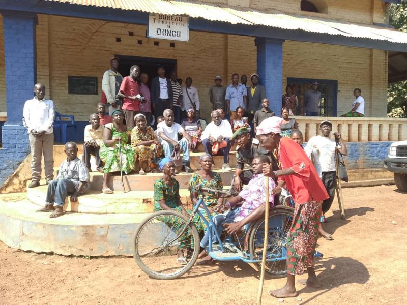 Quelques PVH au bureau du territoire de Dungu