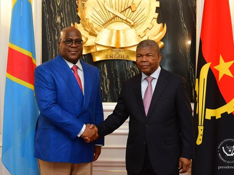 Joao Lourenco et Félix Tshisekedi