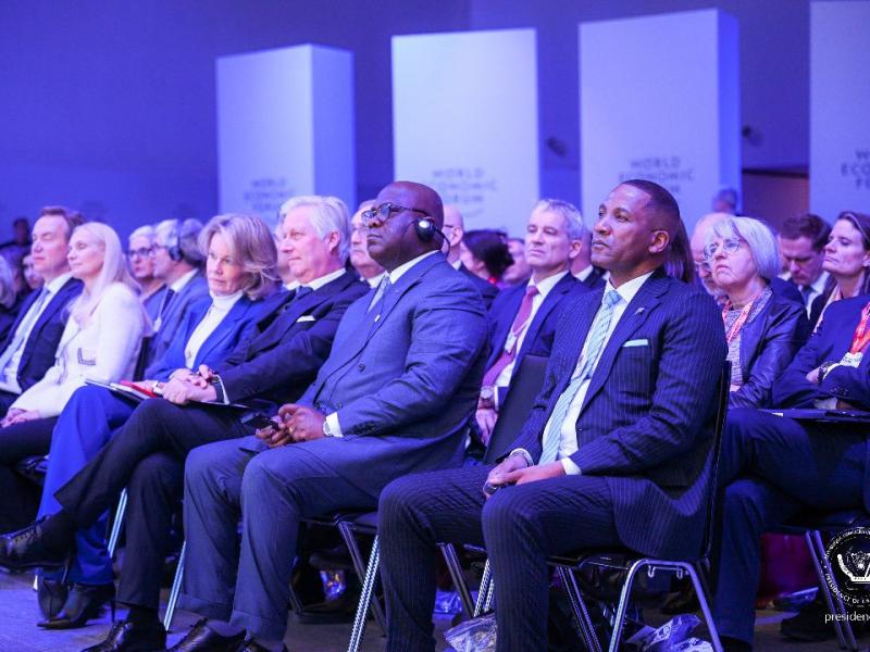 Félix Tshisekedi au Forum économique mondial de Davos