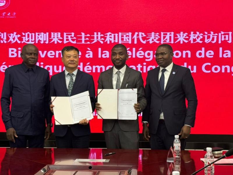 Signature en 2024 en Chine,accord d'exportation de produits congolais vers la Chine entre deux entreprises congolaises et le gouvernement Chinois