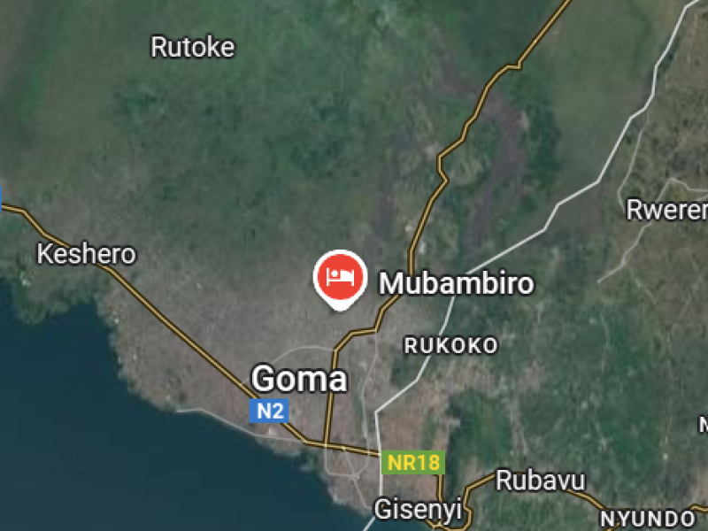 Mubambiro à l'ouest de Goma