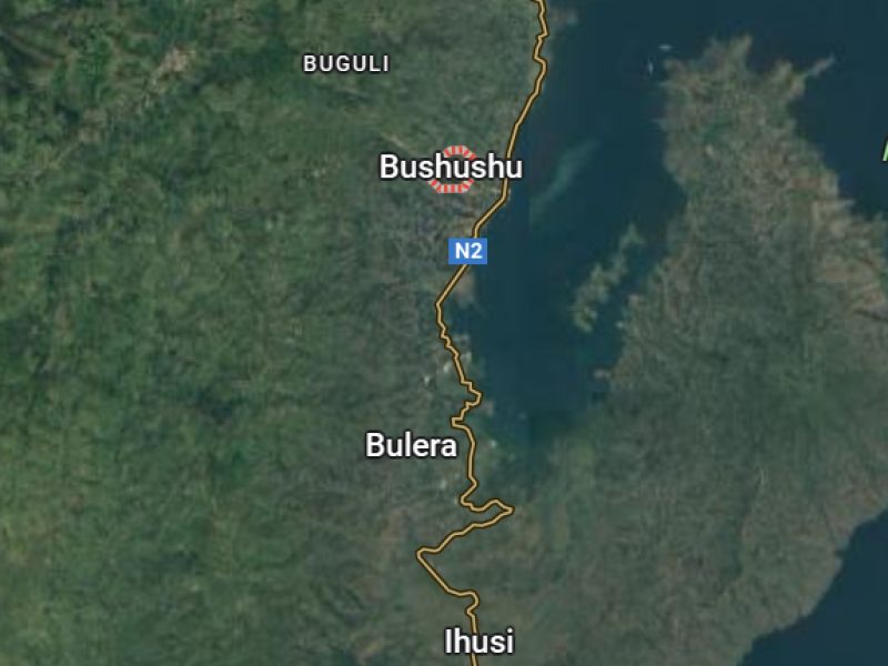 Bushushu sur la carte