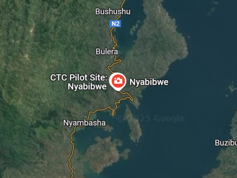 La cité de Nyabibwe sur la carte