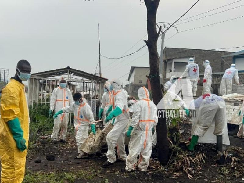 Inhumation des victimes des affrontements entre FARDC et M23 à Goma