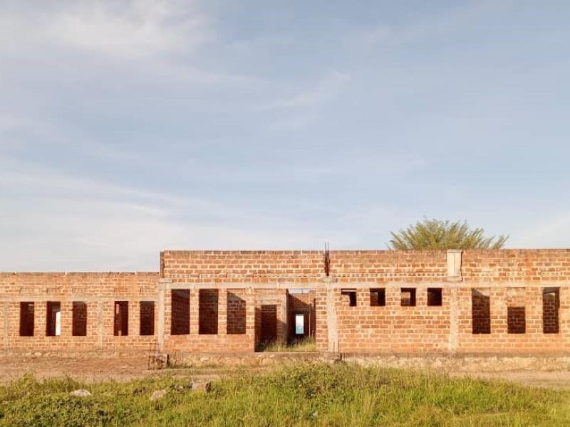 Chantier de l’hôpital général de référence Tshiamala