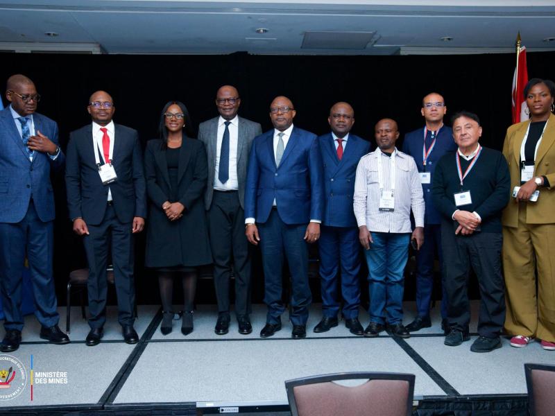 La délégation congolaise à la Convention internationale de l’Association canadienne des prospecteurs et entrepreneurs (PDAC)