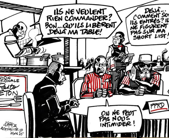 Caricature Kash/ACTUALITE.CD